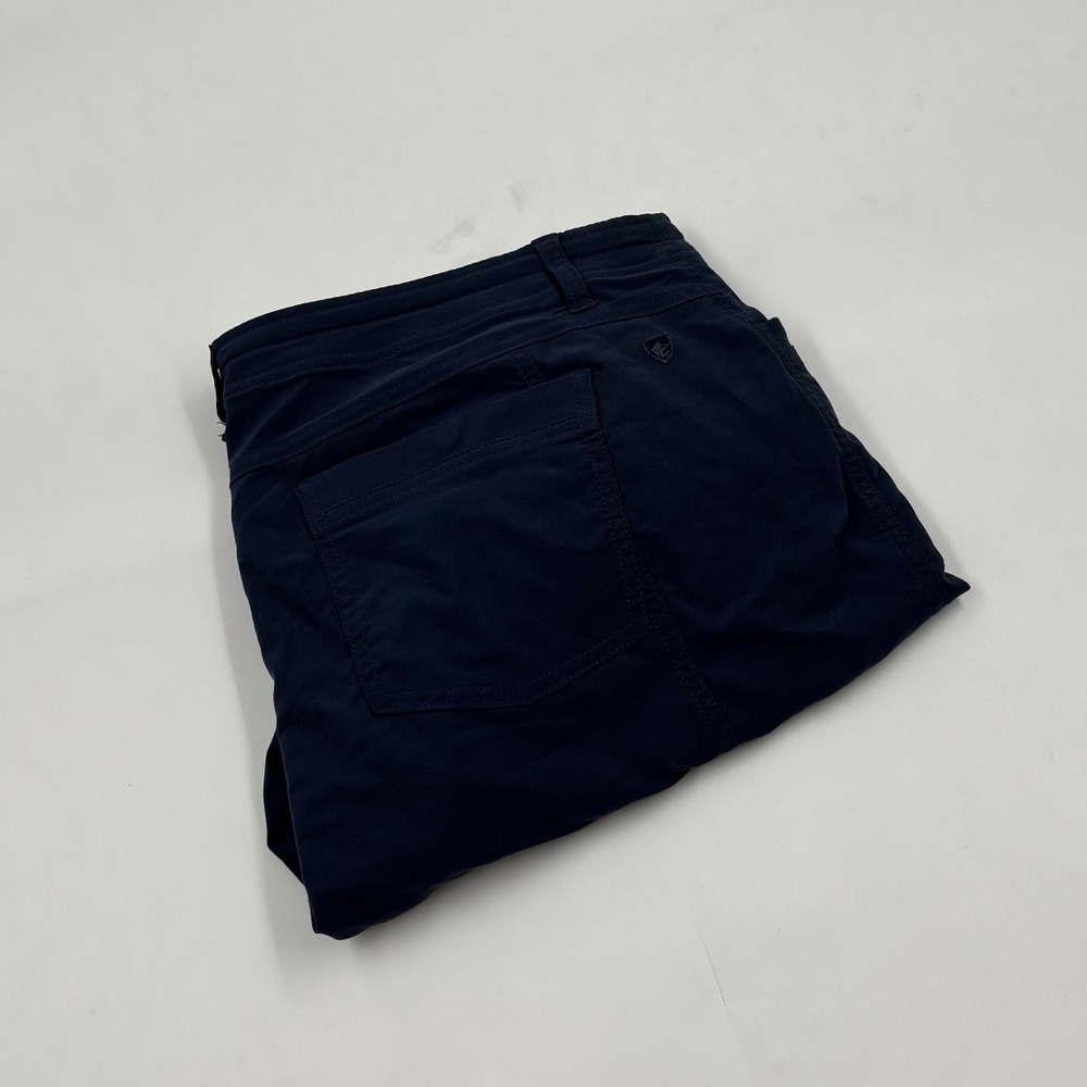 Kuhl Women's 16 Trekr‎ Pull-on Kapri Navy Ruched Outdoor Hiking Pants